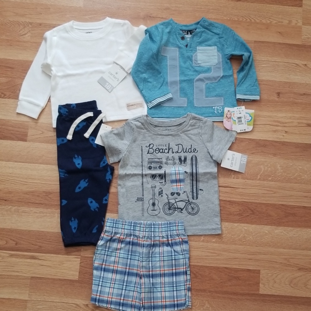 NWT bundle of 5, Carter's, Gap, Truly Scrumptious